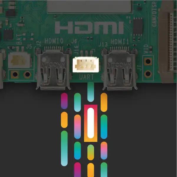 UART debug port